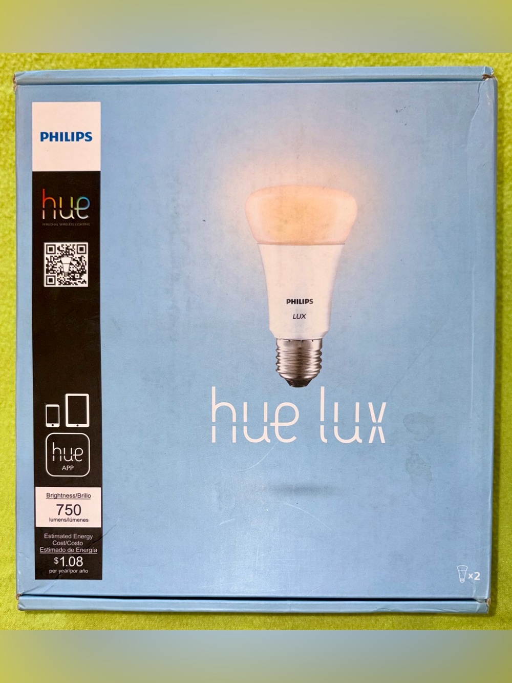 Philips Hue Lux A19 Smart LED Light Bulb 2-Pack Starter Box - Brand New